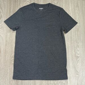 Goodfellow & Co. Lyndale Basic Plain Essential Tee Shirt Gray Sz. S